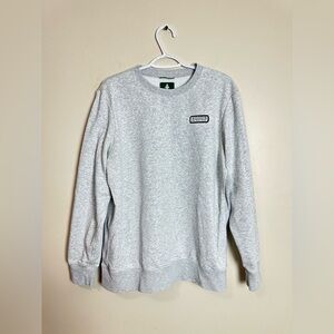 Woods 1X Gray Crewneck Sweater